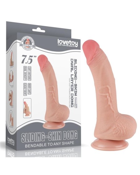 sliding peau dual layer dildo 7.5