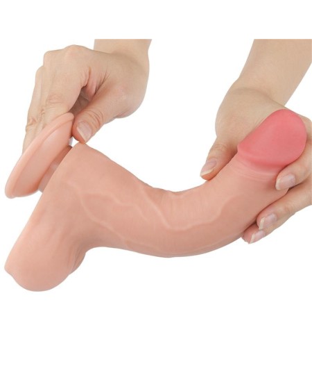 sliding peau dual layer dildo 8.5