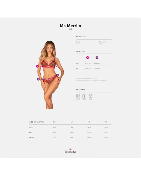 2 pieces set ms merrilo