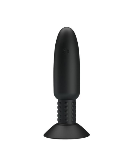 remote-controlled anal plug with vibration and rotation - usb