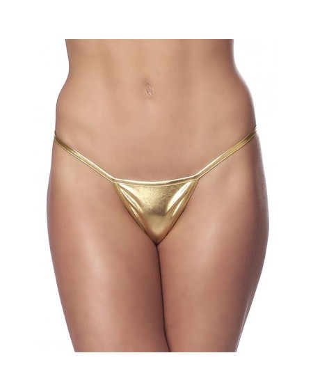 micro thong gold size one size