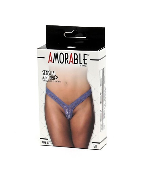 thong violet one size
