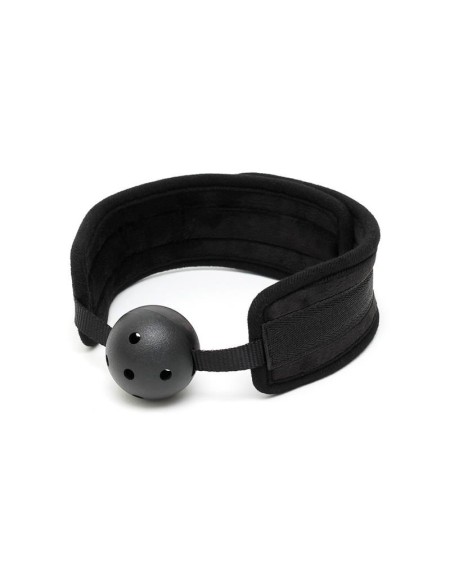 breathable gag ball noir