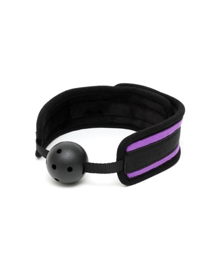 breathable gag ball violet