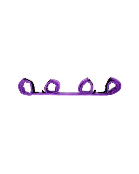 spreader bar with 4 cuffs violet