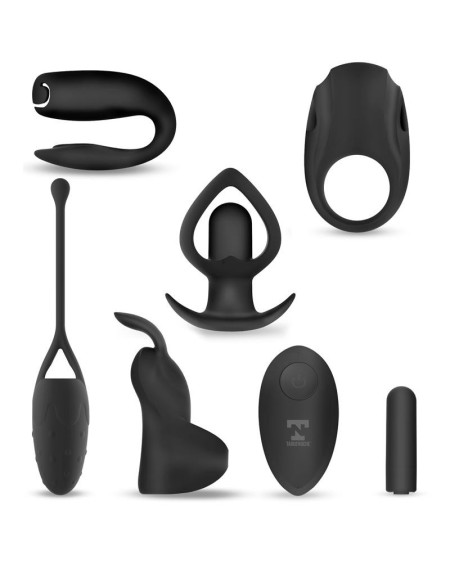 six-in-one vibrant bullet and 6 silicone accessories kit