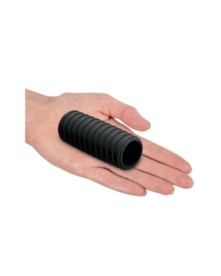 erection enhancer control ribbed silicone