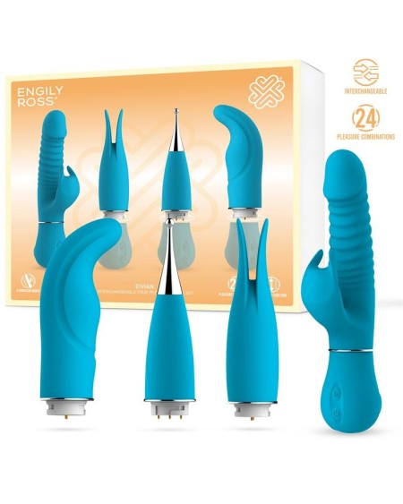 eivian interchangeable 4 pieces set vibration and thrusting