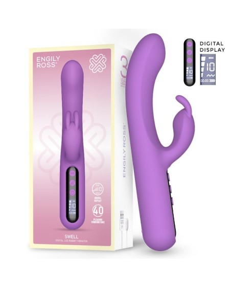 swell vibrador con pantalla digital sper potente 23.2 cm
