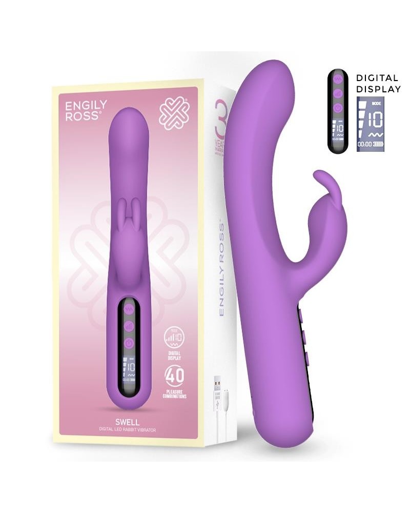 swell vibrador con pantalla digital sper potente 23.2 cm