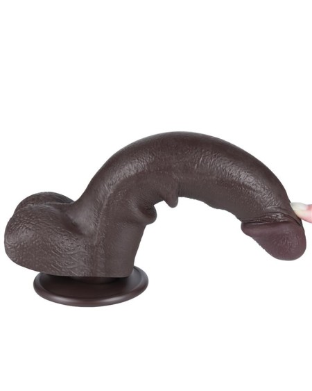 sliding peau dual layer dildo 8.5