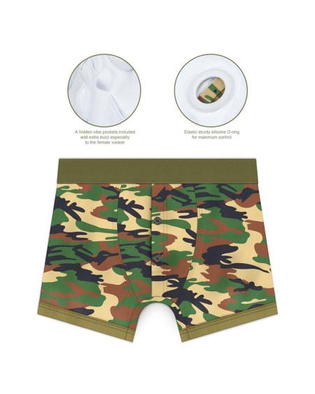 camo strapon shorts 33-37