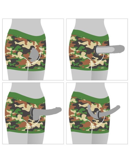 camo strapon shorts 28-32
