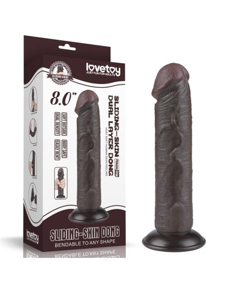 sliding peau dual layer dildo 8