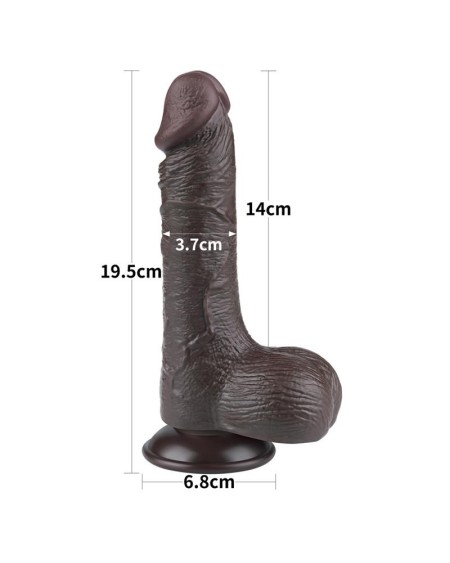 sliding peau dual layer dildo 7.5