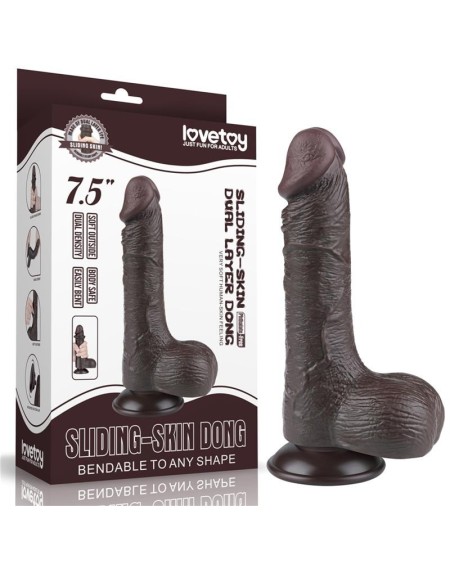 sliding peau dual layer dildo 7.5