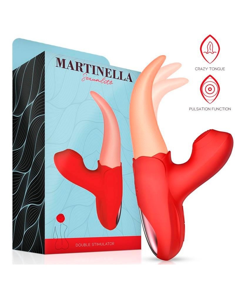 double stimulator crazy tongue and pulsation