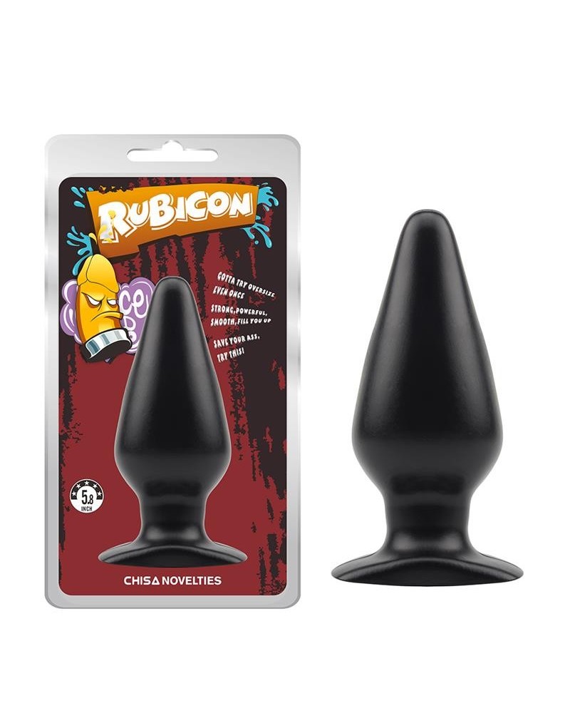 butt plug rubicon 15 x 5.7 cm noir