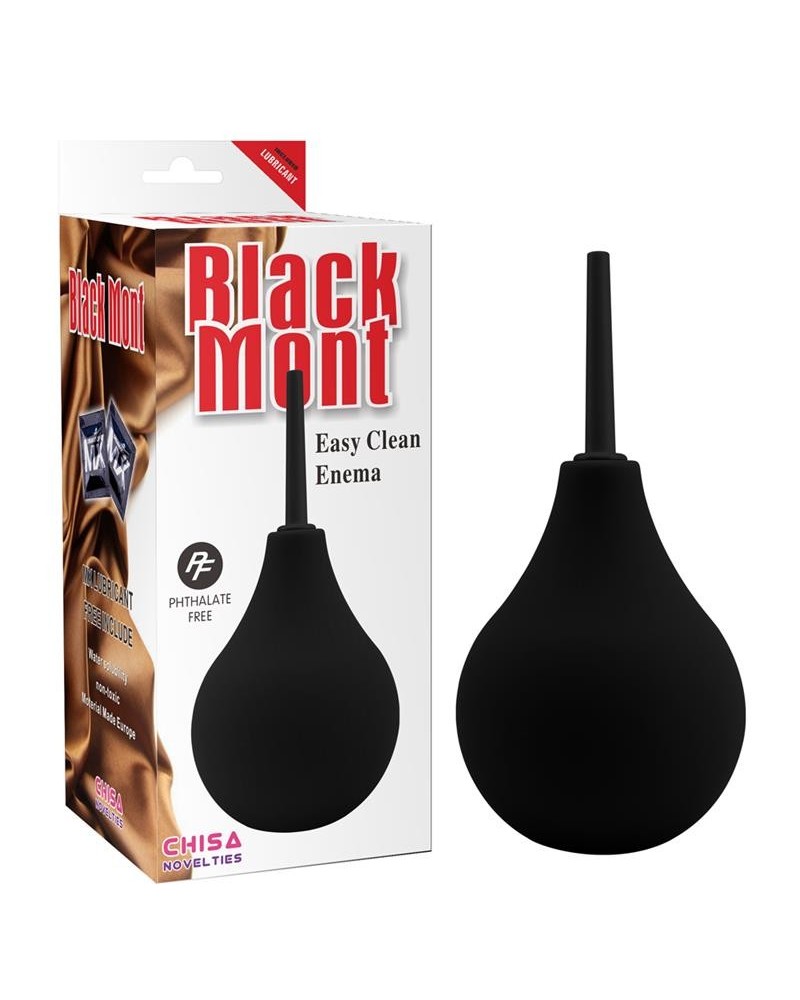 anal duche easy clean 17 cm noir