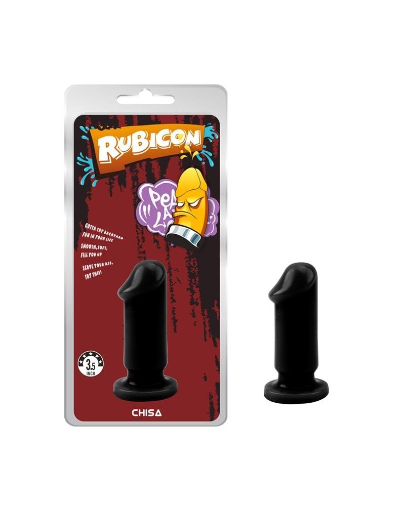 butt plug evil size s 9 x 3.3 cm noir