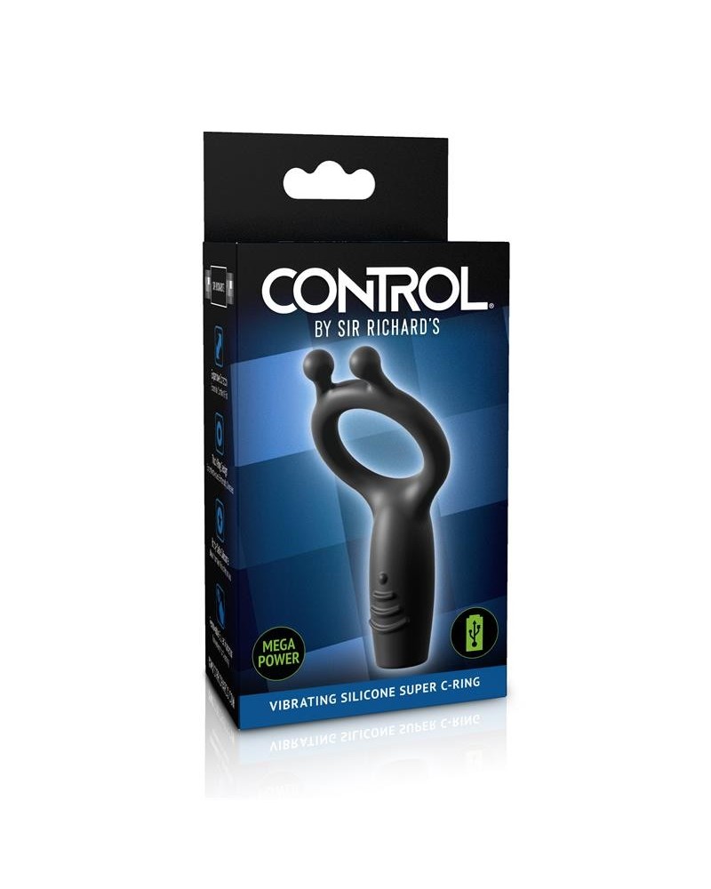 vibrant ring silicone rechargable control vibrant super c-ring