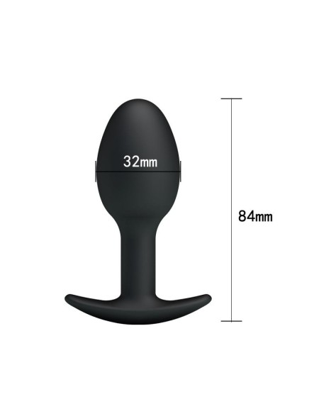 anal plug noir with ball