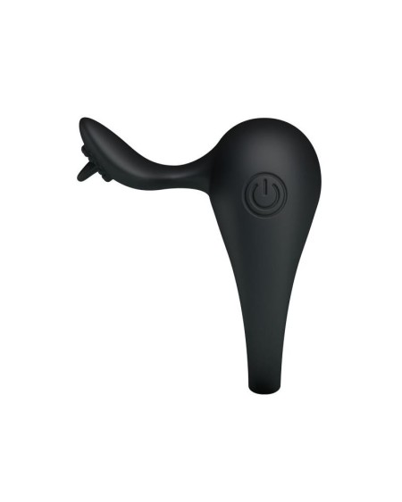 pretty love anillo vibrador tonguo negro