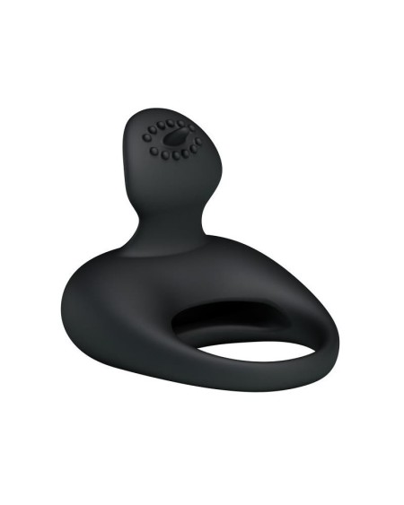 pretty love anillo vibrador tonguo negro