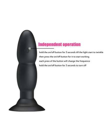 anal plug 4 vibration and rotation