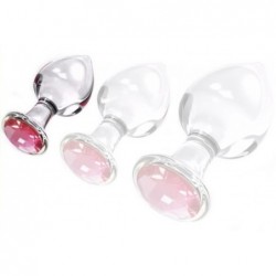 Plug Bijou en Verre Diamond...