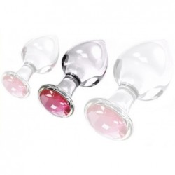 Plug Bijou en verre Diamond...