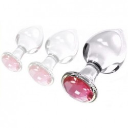 Plug Bijou en verre Diamond...