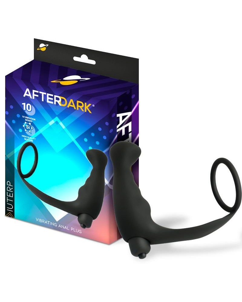 iuterp vibrant anal plug with penis ring
