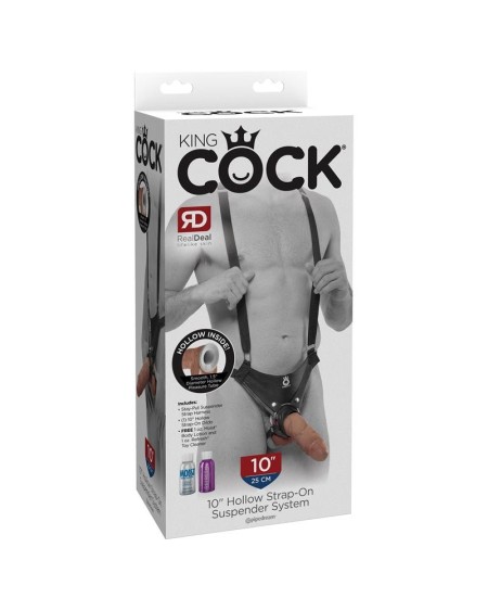 hollow strap-on suspender system 10 tan