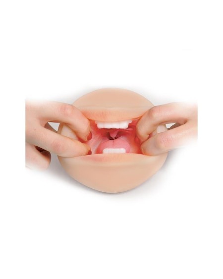 masturbator mouth deep throat