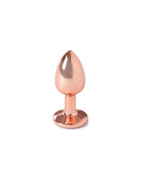rose gold metal butt plug size s