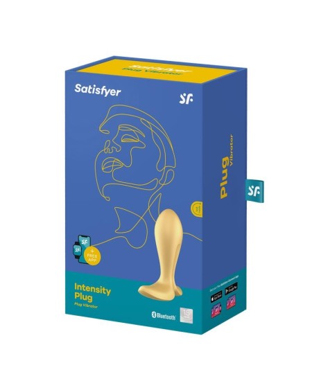 vibrant anal plug with app satisfyer connect intensity plug