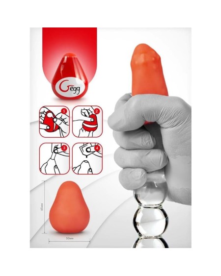 gegg masturbator egg red
