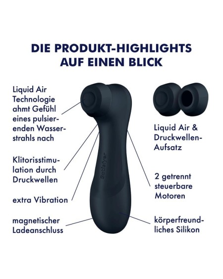 pro 2 gener 3 liquid air technology ventouse and vibration noir