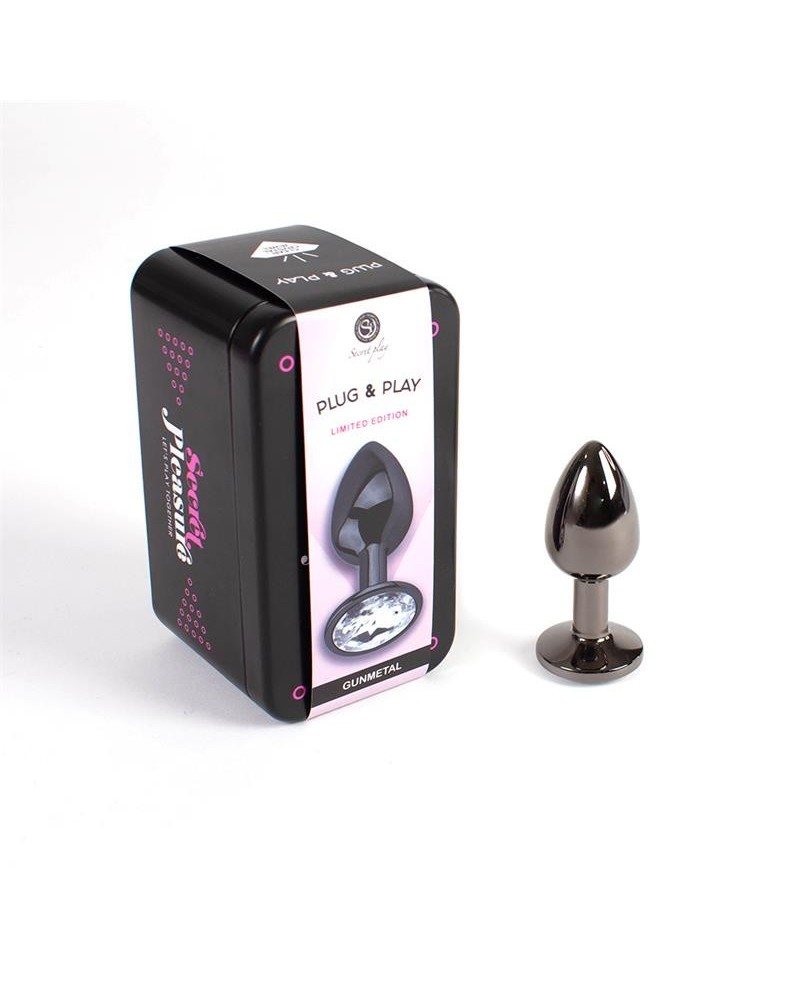 butt plug gunmetal size s