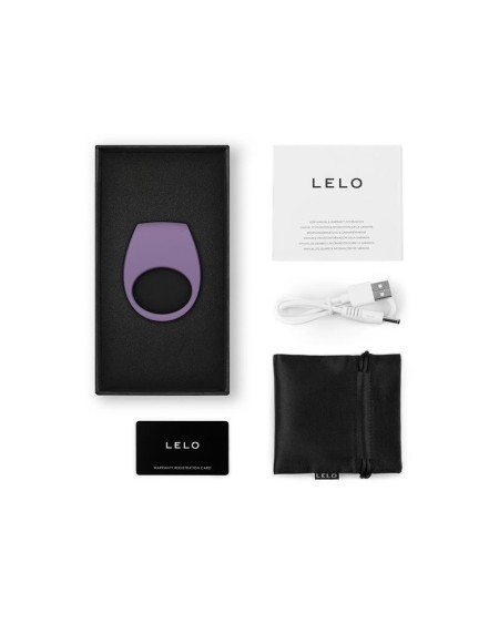 tor 3 couple ring with lelo app violet dusk