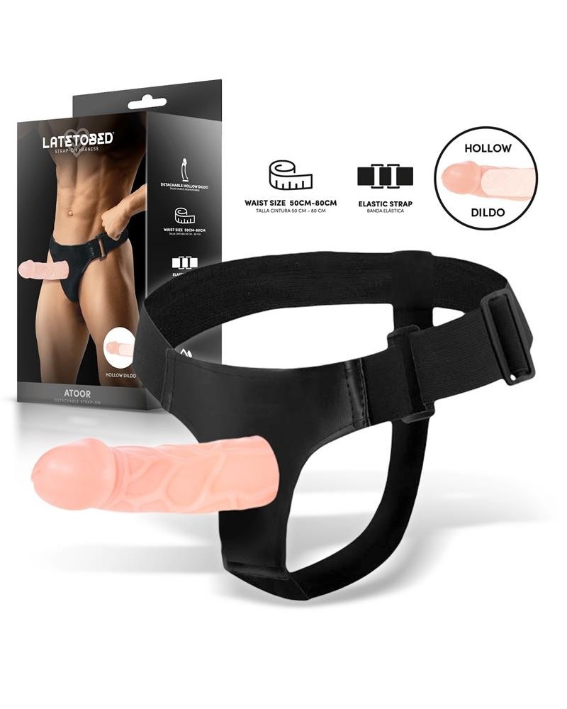 atoor detachable strap-on with hollow dildo