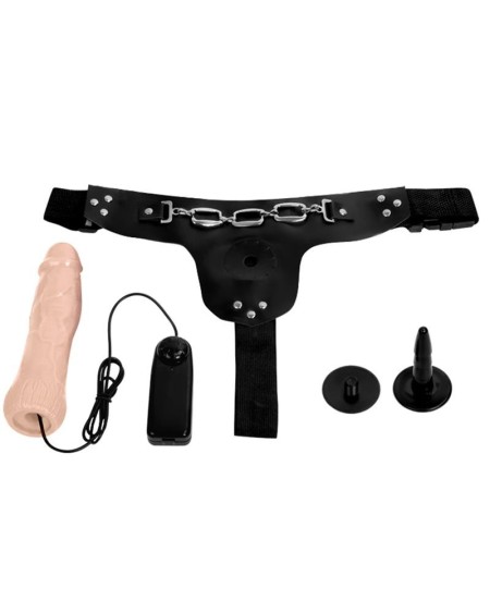ribbo multi-speed strap-on harness with remote control