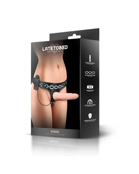 ribbo multi-speed strap-on harness with remote control