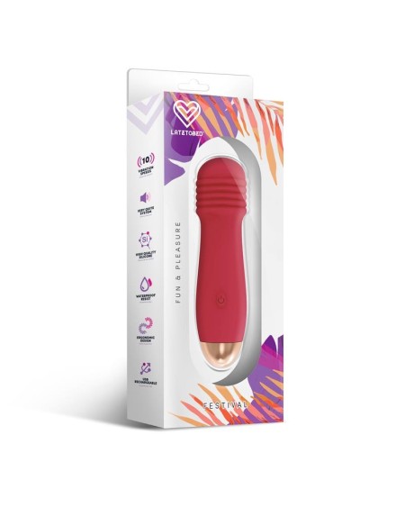 nesta stimulator 10 speeds rust red