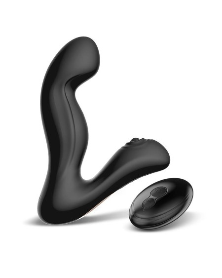 convo prostate massager with tapping and finger wiggle function