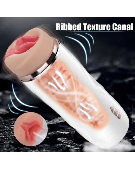 riley automatic male masturbator vibration and ventouse