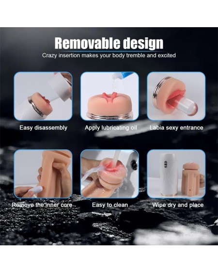 riley automatic male masturbator vibration and ventouse