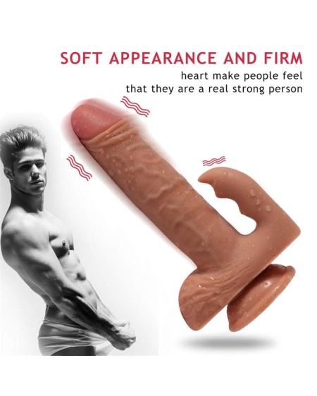 austin dildo with 10 modes of vibration and clitoris stimulator