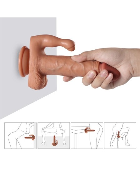 brody dildo with 20 modes of vibration and clitoris stimulator